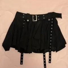 jouetie アシメヘムベルテッドミニスカート Mサイズ ブラックのサムネイル
