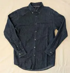 UNIQLO　ユニクロダークブルー デニムシャツ Sサイズ