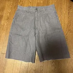 SOLO SEMORE デニム カットオフ ハーフパンツ