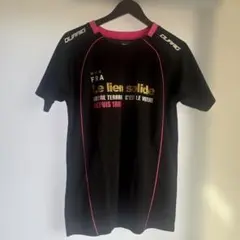 DUARIG 黒・ピンク プリント おまけスカイブルーシャツLサイズ