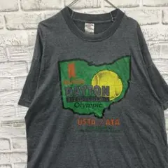 USA製90sヴィンテージTシャツ！シングルステッチグレー古着XL 0710