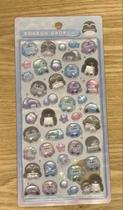 水族館限定 ボンボンドロップシール ペンギン