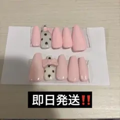 ドットピンクネイル