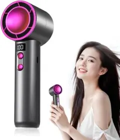 ハンディファン 【2025新モデル・強風・100段階風量調節】10m/s強風