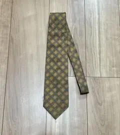 Crocodile ネクタイ　チェック柄 シンプル　ビジネス　ヴィンテージ