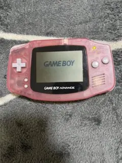 ゲームボーイアドバンス　スケルトン　ピンク