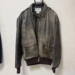 【雰囲気抜群】L.L bean A2レザージャケット 70〜80s USA製 L