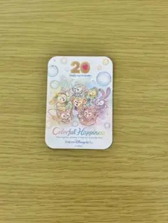 ダッフィ20周年記念ステッカー　シール