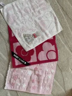 ハンカチ3枚 MARY QUANT JILLSTUART