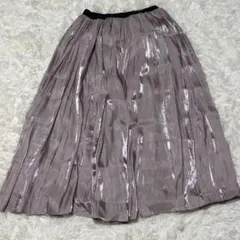 Rose bud 薄いピンクのロングスカート