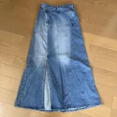 デニムタイトスカート ロングスカート