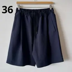N.HOOLYWOOD ショートパンツ ハーフパンツ ネイビー　36のサムネイル