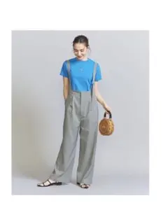 【販売時完売商品】ポリエステルタフタ サスペンダーバンツ -ウォッシャブル-