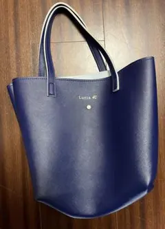 Luria 4℃：ネイビー トートバッグ：限定品：女性：スワロフスキー：女性