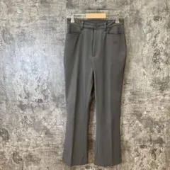 ✨ミッシェルクラン✨テーパードスラックス♡グレー♡シック♡着回し抜群(40)