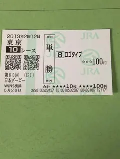 2025年 日本ダービー クロワデュノール 現地応援馬券 有効期限切れ