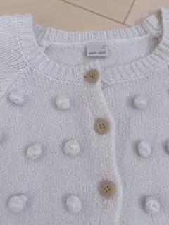 petit main ポンポンカーディガン