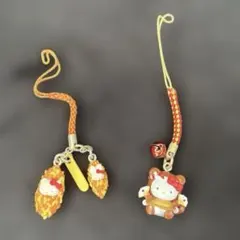 ハローキティ　根付け　2点