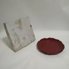 越前漆器 樹脂製 漆器 輪花盆 錦盆 干菓子器 ⑤