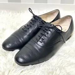 マーガレットハウエルアイデア　レースアップシューズ　本革　ストレートチップ　23