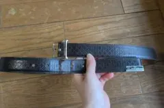 GUCCI 茶 レザーベルト