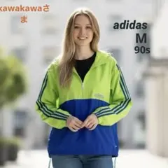 adidas ハーフジップウォームアッププルオーバー 90s M 美品