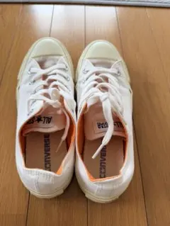CONVERSE ALL STAR ホワイト/オレンジ スニーカー