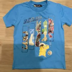 ポケモン Tシャツ 110cm ブルー