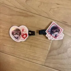 カラフルピーチクリップゆあんくん　2個セット　ひらパー　東京ドームシティ