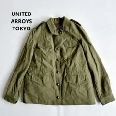 ユナイテッドアローズトーキョー　ライナー付　ミリタリージャケット　カーキ　40