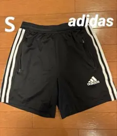 adidas ショートパンツ S 黒