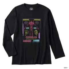数量限定　エヴァンゲリオンプリント長袖Tシャツ　LL