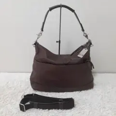 COACH　コーチ　レザー　70307 ブラウン　ショルダーバッグ　2way