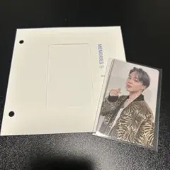 BTS Memories メモリーズ 2018 トレカ ジミン JIMIN BTS JIMIN MEMORIES OF 2018 Official Photocard With mount Blu-ray