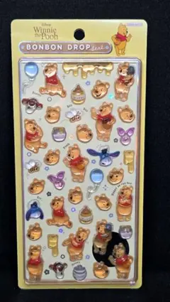 ボンボンドロップシール　プーさん