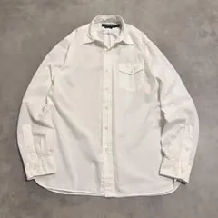 Ralph Lauren 90s stripe white shirt