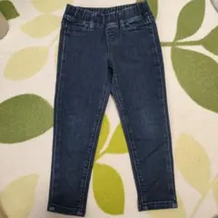 キッズ デニムパンツ 長ズボン ウエストゴム　レギンスタイプ　UNIQLO