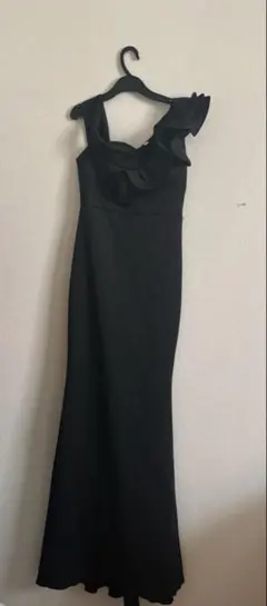 ブラック　黒　マーメイド　ドレス　前撮り　ブライダル