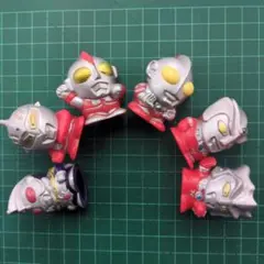 ウルトラマン デフォルメフィギュア 6体セット指人形