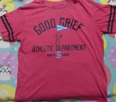 PEANUTS 赤 Tシャツ スヌーピー