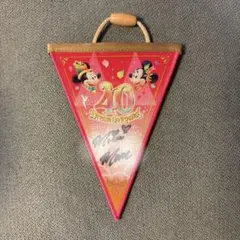ディズニーリゾート　40周年 ガーランド　ミニーマウス　サイン