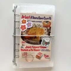 A6 三つ折り 6穴 バインダー 韓国 バインダー貯金 推し活 トレカ