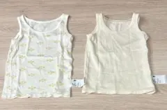 ユニクロ　コットンメッシュタンクトップ　80