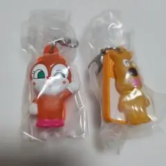 アンパンマン めじるしアクセサリー ガチャ 2種セット　ドキンちゃん　チーズ