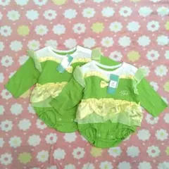 【新品・タグ付き】ティンカーベル 長袖ロンパース 80 秋冬