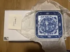 レア物古伊万里風70年以上前のブランド深川製磁有田焼皿5枚揃い未使用　和食器