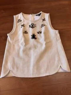 Banana Republic ビーズ装飾ノースリーブトップス