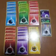 ポケモンカード エネルギーカードセット　旧裏