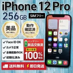 iPhone 12 pro 256GB 本体のみ バッテリー交換済