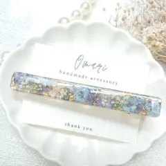 1906＊ハンドメイド♡押し花のヘアクリップ